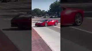 *Wreckless* driver crashes a brand new Ferrari!!  #ferrari458 #funny #carcrash #fail #racing