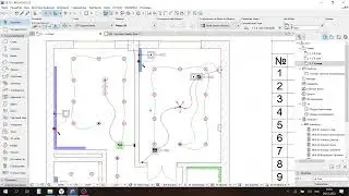 8 План электроточек ArchiCAD