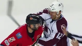 Former Flames captain Iginla stirring things up with current captain Giordano