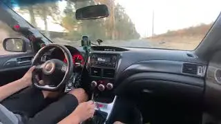 Subaru STI Stock Location GTX3076R Turbo on 25psi !!! 2-3rd gear pulls!