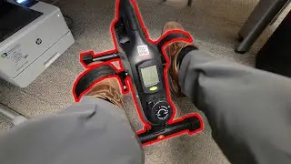Get a workout at the office with the Ancheer under desk exercise bike