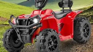 🚙 Best Choice Kids Ride-On ATV - 12V with Bluetooth & LED Headlights | Black Power Ride