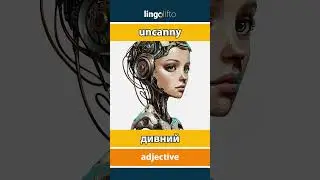 🇬🇧🇺🇦 uncanny - дивний : learn English : давайте вивчати англійську : vocabulary builder