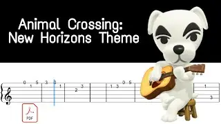 Animal Crossing: New horizons theme || Easy Guitar Tabs