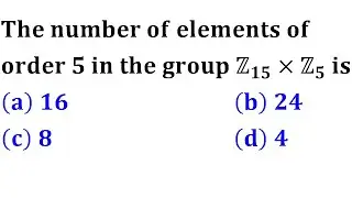 Number of elements of order 5 in Z15xZ5