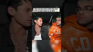 Ryan Garcia and N3on reveal they&rsquo;re going BROKE 😳👀 #n3on #ryangarcia #shorts