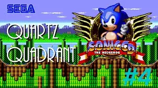 Sonic CD walkthrough (SEGA CD) (Good Ending) #4 - Quartz Quadrant.