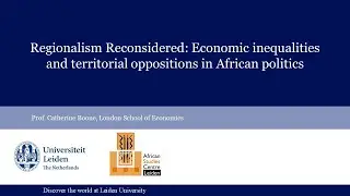 Regionalism Reconsidered: Economic inequalities and territorial oppositions in African politics