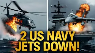  2 US Navy Aircraft Crash Within 30 Minutes | What Really Happened in the South China Sea?&rdquo;