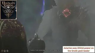 [*/\*] Baldur's Gate 3 - Astarion uses the Illithid power on a Gnoll Hunter pack leader