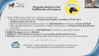 11 02 25 Planning is An Act of Faith   Fulfillment of Prophecy   Summary 5   Black Horse