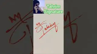 Tahir signature. MK signature