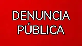Alberti Pcia de Buenos Aires DENUNCIA P&Uacute;BLICA. 