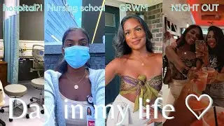 DAY IN MY LIFE! ♡ (new hospital job, nursing school, creating content, +)