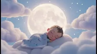 Soft Moon, Softer Dreams | Gentle Baby Lullaby for Peaceful Sleep 🌙