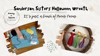 Halloween DIY Hocus Pocus Wreath Tutorial