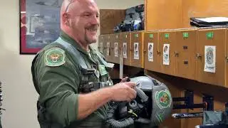 Raw footage. Pilot straps it on! Puttn on G suit, harness&hellip;