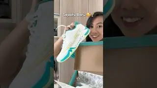 Menolak semua ajakkan demi beli sepatu badminton baru 👌🏻🏸 #sepatubadminton #feletlumora #ciber
