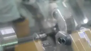 FAR hydraulic steady rest working video