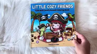 Little Cozy Friends Coloring Book | SweetArtRos | Flip Through
