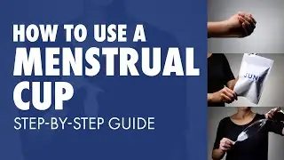 How to insert a MENSTRUAL CUP | Step-by-step Tutorial
