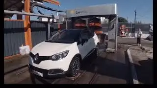 spazzole autolavaggio SHAKE BRUSHES - ISTOBAL M12 car wash ganntry in France (LAVANCE)
