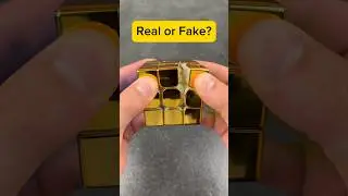 The Gold Cube! #shorts #cubing #funny