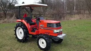 KUBOTA GT-3 4WD 4x4  Japoński Traktor prezentacja
