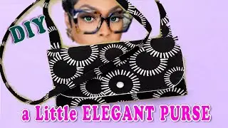 Easy SEW - a Little ELEGANT PURSE for PHONE and MORE