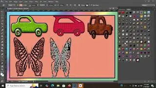 How to cliping mask a pic into custome shapes in Adobe Photoshop...