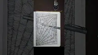 Watch till the end 🖊️... Relaxing zentangle Art🧘&zwj;♀️#zentangleart #artandcraft