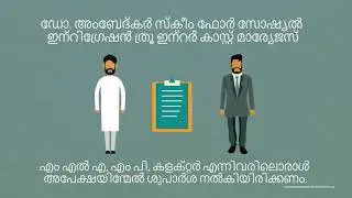 What is Dr. Ambedkar Scheme for Social Integration through Inter Caste Marriages | Malayalam