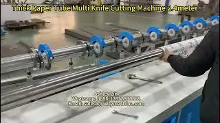 Thick Paper Tube Multi Knife Cutting Machine