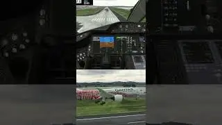 Horizon Sim 787-9 Butter Landing  #msfs2020  #flightsimulator #shorts