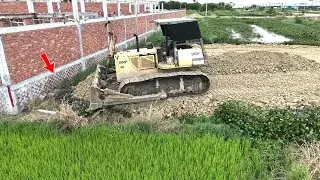 Full Videos Complete Project Nicely Landfill Project raw power Bulldozer and 25.5 ton dump truck