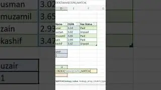 Index and Match Function in Excel Part II