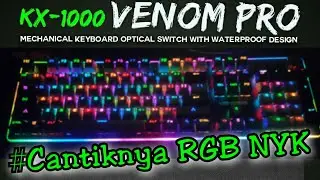 Cantiknya Fitur RGB NYK Nemesis Venom Pro KX1000 | Keyboard Mechanical Full Size NYK
