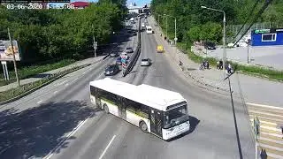 03.06.2020 15-53 Космонавтов - Мильчакова ДТП Пермь