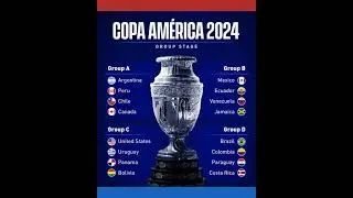 Copa America 2024 🏆⚽groups