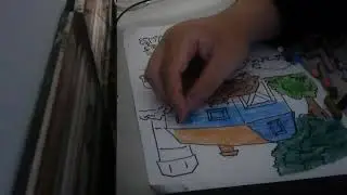 Coloring a Picture of a Farm with Two Cows and a Flock of Sheep 12   Circuit Rush