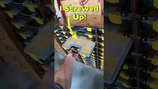 I Screwed Up The Harbor Freight Storage Rack #shorts #harborfreight #diy