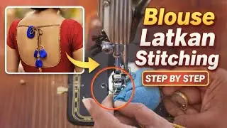 Tailoring class 5/பிளவுஸ் Latkan Design Simple/Blouse/Fashion/diy/Tailoring/Craft #AariandCraftWork 