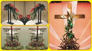 Inspiring church flower decoration ideas || Easter church flowers || Christian church flowers