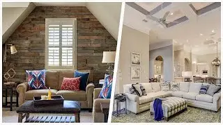 75 Beautiful Beige Family Room With A Media Wall Design Ideas #616 💛