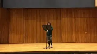 Myths for solo oboe by Stacey J. Berk, Movement 2. Tisiphone