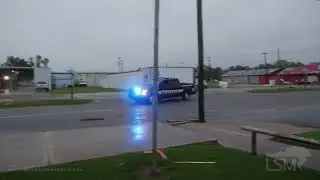 10-09-2020 Gueydan, LA - Hurricane Delta Rips Roofs Off Businesses