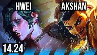 HWEI vs AKSHAN (MID) | KR Diamond | 14.24
