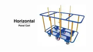 Vestil Horizontal Panel Cart