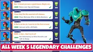 All Week 5 Legendary Quest Challenges Guide! - Fortnite Chapter 2 Season 7