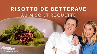 La recette du risotto &agrave; la betterave rouge et au miso - La cuisine du Figaro